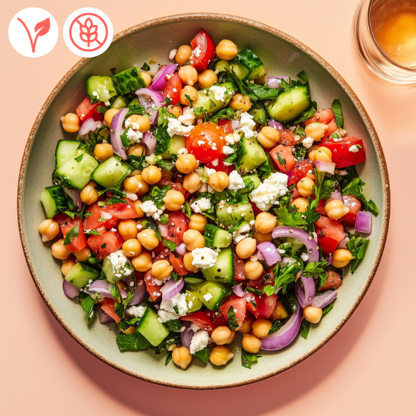 Salade de pois chiches et feta